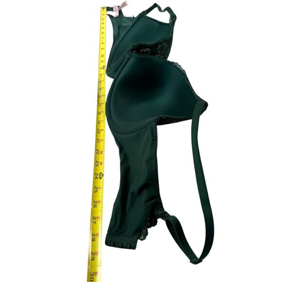 Victoria's Secret Green Lace Demi Bra 36DDD Body by Victoria Romantic Supportive - Picture 11 of 16